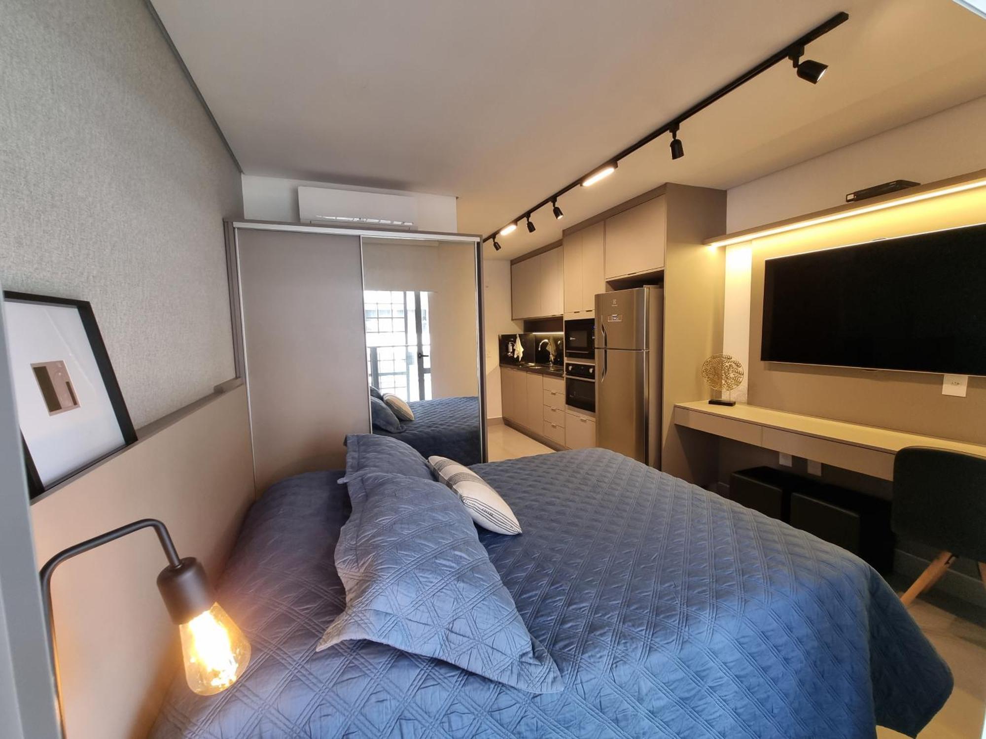 Studio Decorado/ Brooklin Apartamento